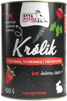 Photos - Dog Food Syta Micha Adult Canned Rabbit/Turnip 