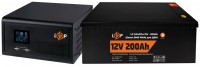 Photos - UPS Logicpower LPE-B-PSW-1000VA Plus + LP LiFePO4 12V 200 Ah 1000 VA