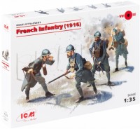 Photos - Model Building Kit ICM French Infantry (1916) (1:35) 