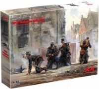 Photos - Model Building Kit ICM WWI Belgian Infantry (1:35) 