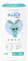 Photos - Nappies Aiko Premium Baby Pants M / 58 pcs 