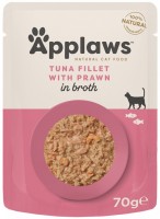 Photos - Cat Food Applaws Adult Pouch Tuna Fille/Prawns 70 g 