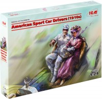 Photos - Model Building Kit ICM American Sport Car Drivers (1910s) (1:24) 