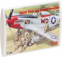 Photos - Model Building Kit ICM USAAF Pilots and Ground Personnel (1941-1945) (1:48) 
