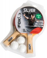 Photos - Table Tennis Bat Fox Silver 2 Star Set 