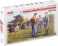 Photos - Model Building Kit ICM German Luftwaffe Ground Personnel (1939-1945) (1:48) 