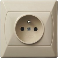 Photos - Socket Ospel Akcent GP-1AZ/01 beige