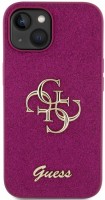 Photos - Case GUESS Glitter Script Big for iPhone 15 Plus 