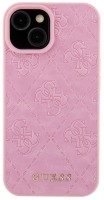 Photos - Case GUESS Leather Stamped for iPhone 15 Pro Max 