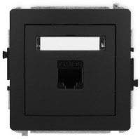 Photos - Socket Karlik Deco 12DGK-3 black