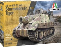 Photos - Model Building Kit ITALERI 38 cm RW 61 auf Sturmmorser Tiger (1:35) 