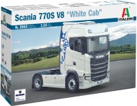 Photos - Model Building Kit ITALERI Scania 770 S V8 White Cab (1:24) 