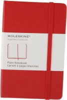 Photos - Notebook Moleskine Plain Notebook Pocket Red 
