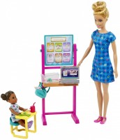Photos - Doll Barbie Teacher Playset HCN19 