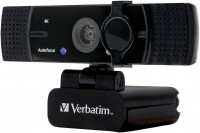 Photos - Webcam Verbatim Webcam with Dual Microphone Autofocus Ultra HD 