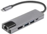 Photos - Card Reader / USB Hub Ewell EW301