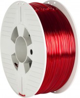 Photos - 3D Printing Material Verbatim PET-G Red Transparent 2.85mm 1kg 1 kg  red