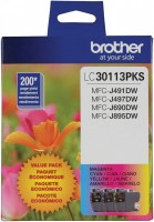 Ink & Toner Cartridge Brother LC-30113PKS 