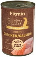 Photos - Dog Food Fitmin Purity Grain Free Puppy Chicken/Salmon 400 g 1