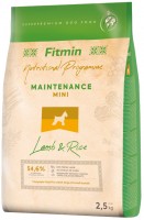 Photos - Dog Food Fitmin Nutritional Programme Maintenance Mini Lamb/Rice 2.5 kg 