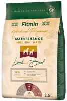 Photos - Dog Food Fitmin Nutritional Programme Maintenance Medium/Maxi Lamb/Beef 