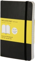 Photos - Notebook Moleskine Squared Soft Notebook Pocket 