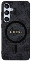 Photos - Case GUESS Leather Metal Logo with MagSafe for Galaxy S24 Plus 