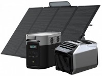 Photos - Portable Power Station EcoFlow DELTA Max 2000 + WAVE 2 + SP400W 