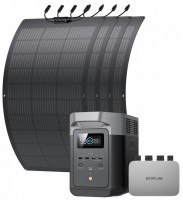 Photos - Portable Power Station EcoFlow DELTA Max 2000 + Microinverter 800W + 4FLEXSP100W 