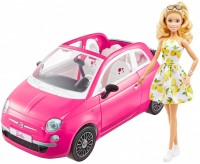 Photos - Doll Barbie Fiat 500 GXR57 