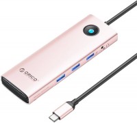 Card Reader / USB Hub Orico PW11-10P-RG-EP 