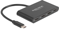 Photos - Card Reader / USB Hub Delock 64129 