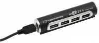 Photos - Card Reader / USB Hub Esperanza 4-PORT HUB USB 2.0 EA115 