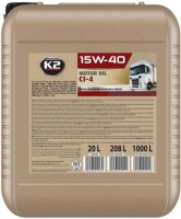 Photos - Engine Oil K2 Motor Oil 15W-40 CI-4 20 L