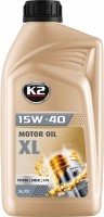 Photos - Engine Oil K2 Motor Oil 15W-40 XL 1 L