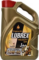 Photos - Engine Oil Lubrex Velocity GX9 10W-40 4 L