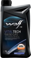 Photos - Engine Oil WOLF Vitaltech 5W-30 GAS 1 L