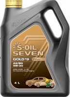 Photos - Engine Oil S-Oil Seven Gold #9 A5/B5 5W-40 4 L