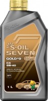 Photos - Engine Oil S-Oil Seven Gold #9 C3 5W-40 1 L