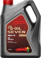 Photos - Engine Oil S-Oil Seven Red #9 SN 5W-50 4 L