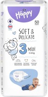 Photos - Nappies Bella Baby Happy Soft & Delicate Midi 3 / 50 pcs 