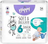 Photos - Nappies Bella Baby Happy Soft & Delicate Junior Extra 6 / 34 pcs 