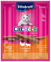 Photos - Cat Food Vitakraft Cat Stick Classic Turkey/Lamb  18 g