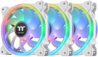 Photos - Computer Cooling Thermaltake SWAFAN 14 RGB Radiator Fan White (3-Fan Pack) 