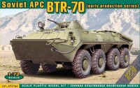 Photos - Model Building Kit Ace Soviet APC BTR-70 Early Production Series (1:72) 