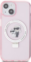 Photos - Case Karl Lagerfeld Ring Stand Karl&Choupette MagSafe for iPhone 15 Plus 