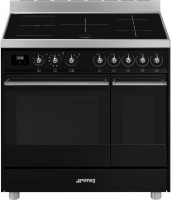 Photos - Cooker Smeg C92IPBL9 black