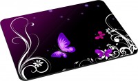 Photos - Mouse Pad Pedea Gaming Office Mauspad L Purple Butterfly 