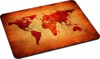 Photos - Mouse Pad Pedea Gaming Office Mauspad L Brown Global Map 