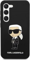 Photos - Case Karl Lagerfeld Liquid Silicone Ikonik for Galaxy S23 